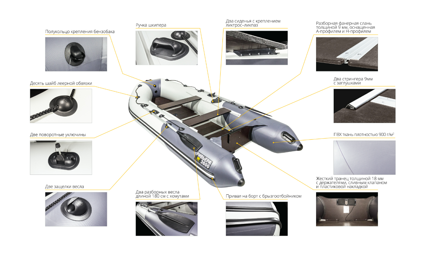 Лодка Ривьера Компакт 2900 СК в Липецке