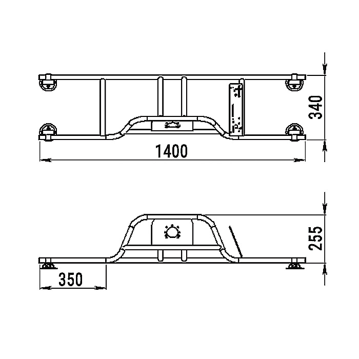 Стойка рулевая с бортовым креплением малая в Липецке