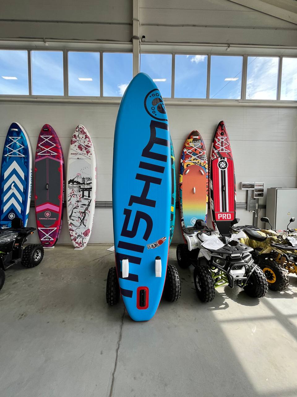 SUP (САП) Доска MISHIMO FLY AIR BLUE 10,8’ (330см) в Липецке