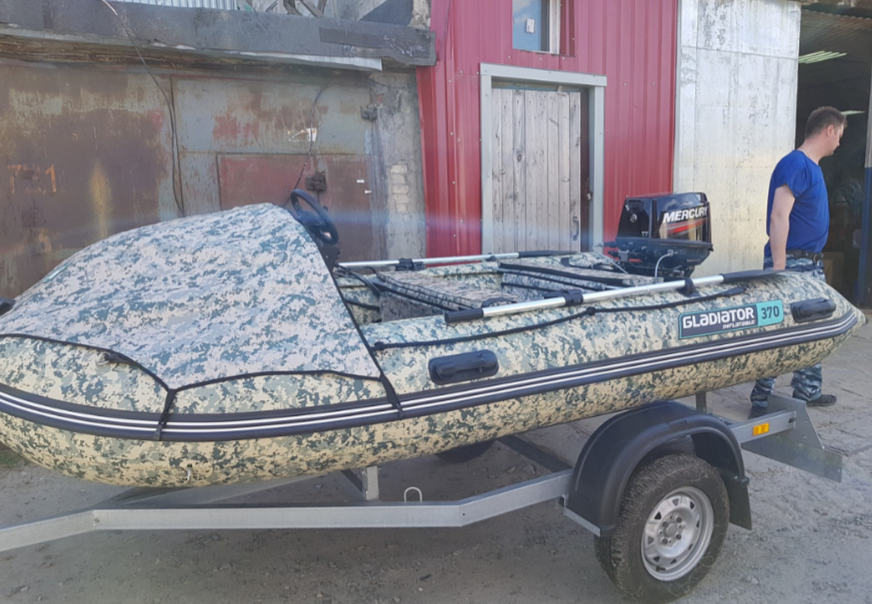 НАДУВНАЯ ЛОДКА GLADIATOR C370AL в Липецке