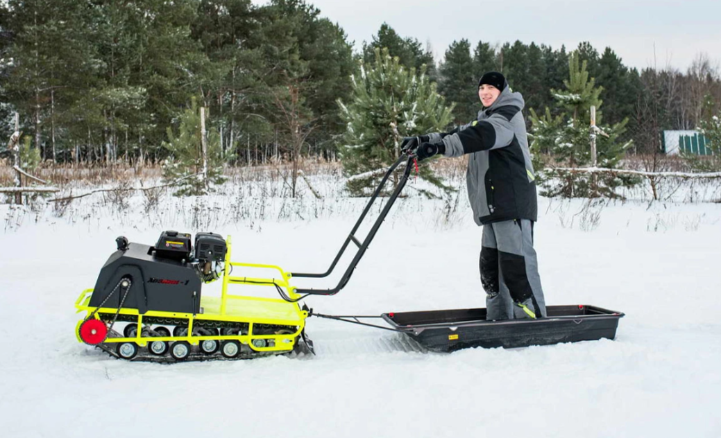 Мотобуксировщик Бурлак ХОЗЯИН-1 (капот ткань) в Липецке