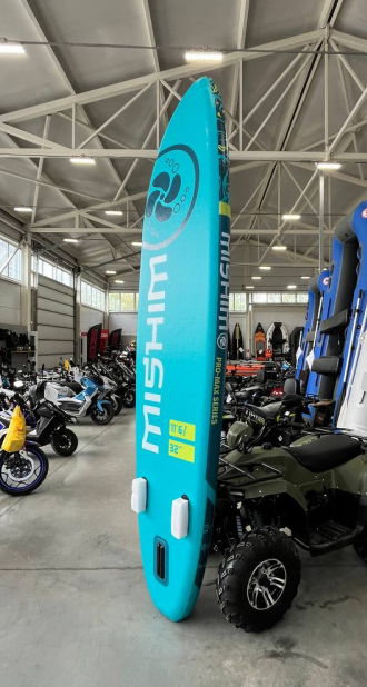 SUP (САП) Доска MISHIMO PRO-MAX Light Teal 12,6’ (385см) в Липецке