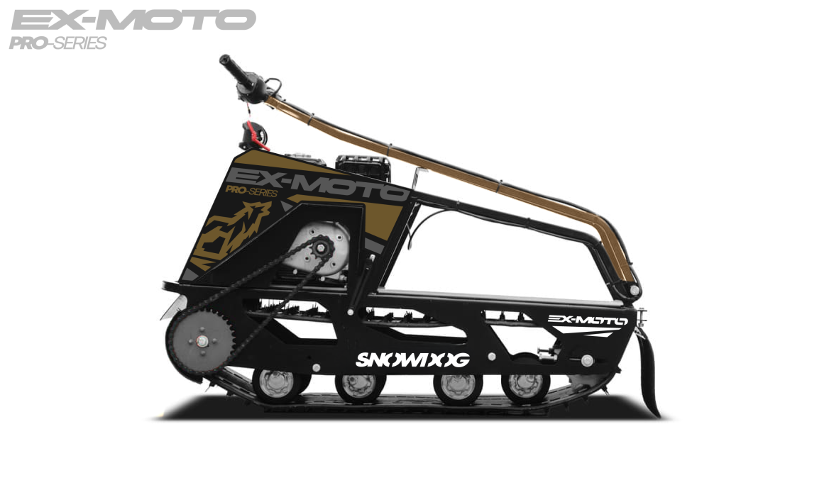 Мотобуксировщик EX-MOTO SNOWDOG S380 8л.с. в Липецке