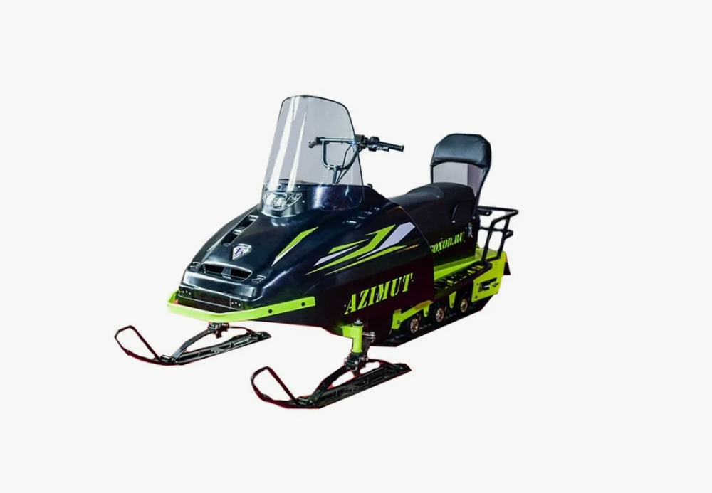 Миниснегоход Бурлак Азимут 20 л.с. , эл.запуск, реверс, тормоз гидравл, капот черный в Липецке