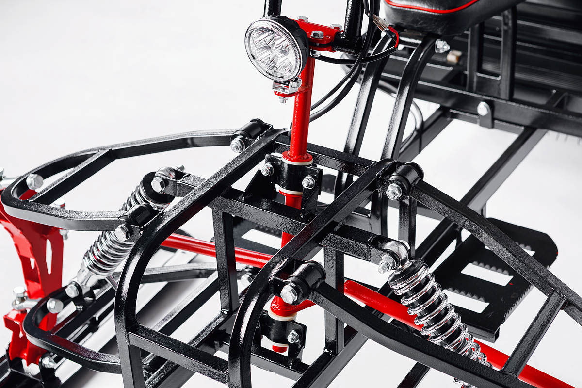 Лыжный модуль IKUDZO с подогревом ручек пластиковые лыжи в Липецке