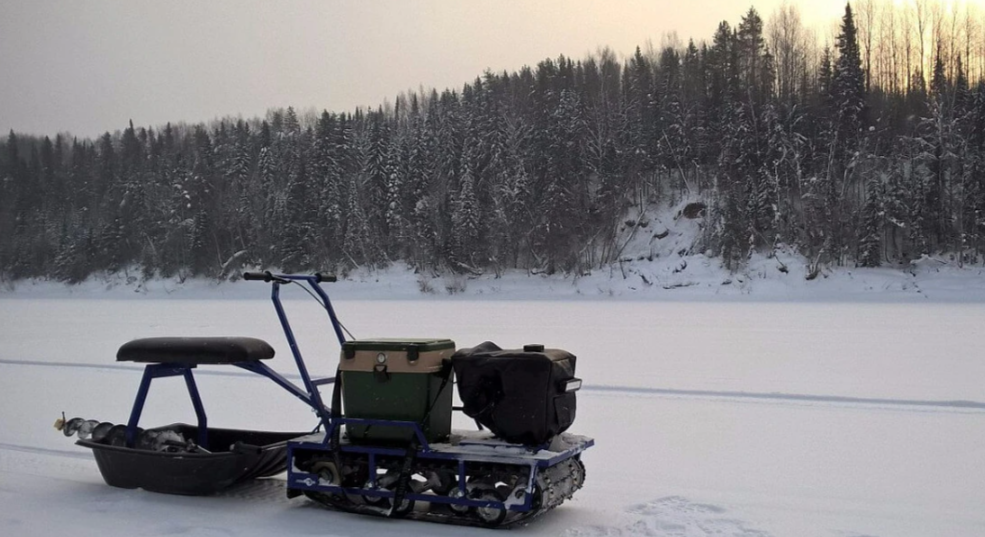 Мотобуксировщик Альбатрос-L 8 с фарой в Липецке