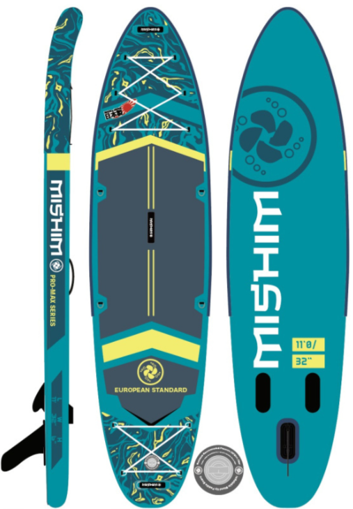 SUP (САП) Доска MISHIMO PRO-MAX Light Teal 12,6’ (385см) в Липецке