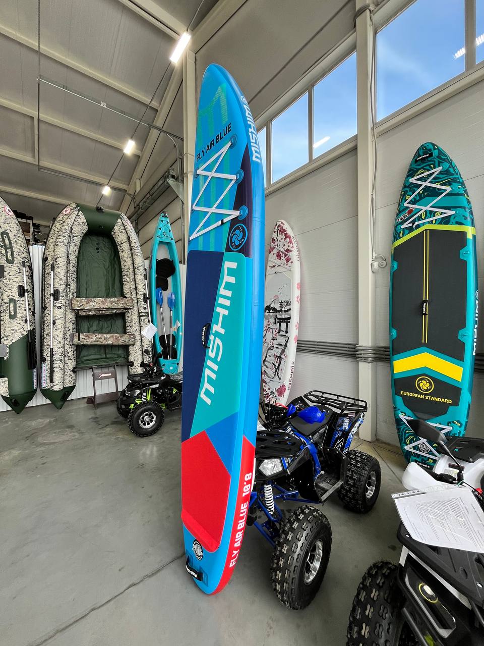 SUP (САП) Доска MISHIMO FLY AIR BLUE 10,8’ (330см) в Липецке