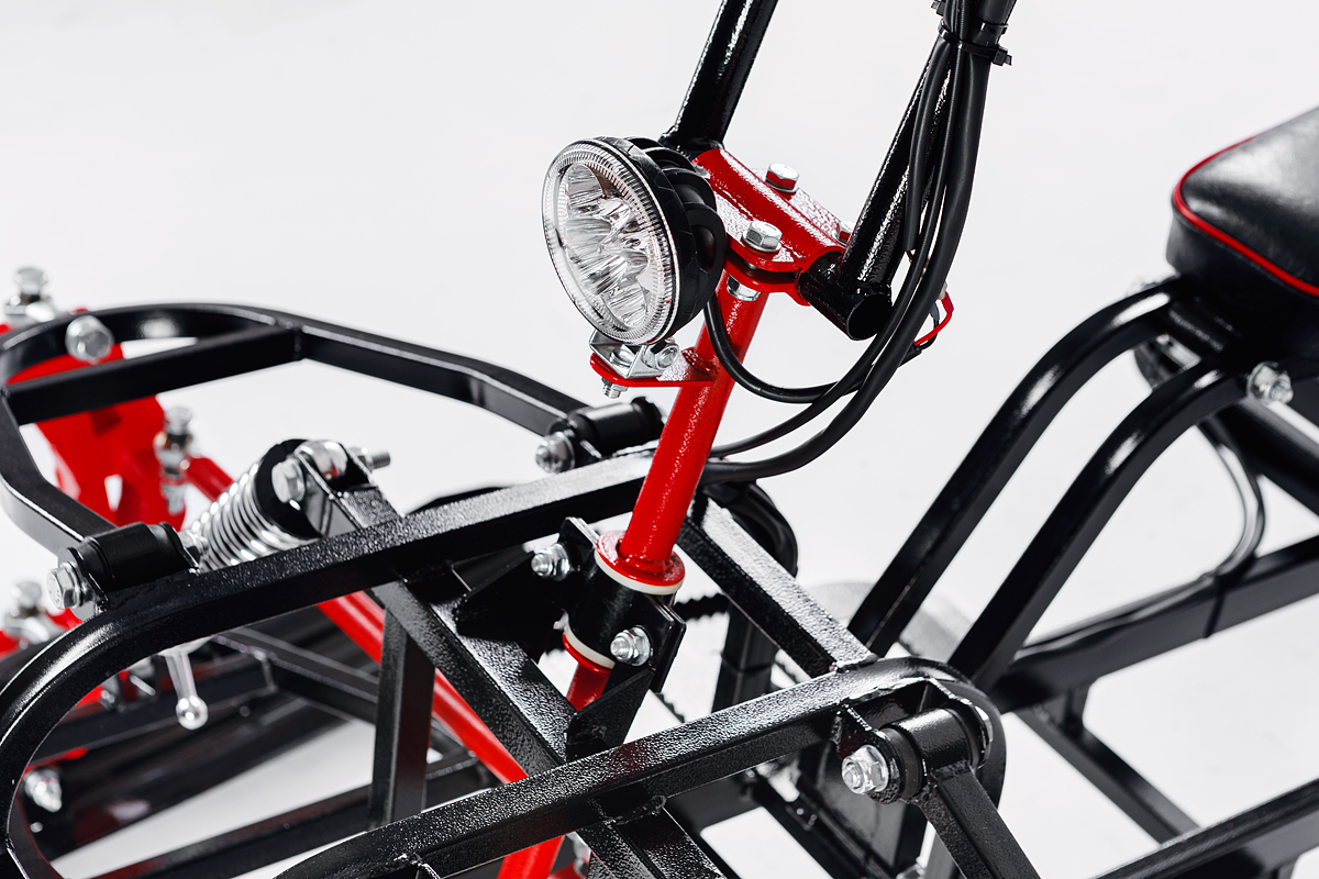 Лыжный модуль IKUDZO с подогревом ручек пластиковые лыжи в Липецке