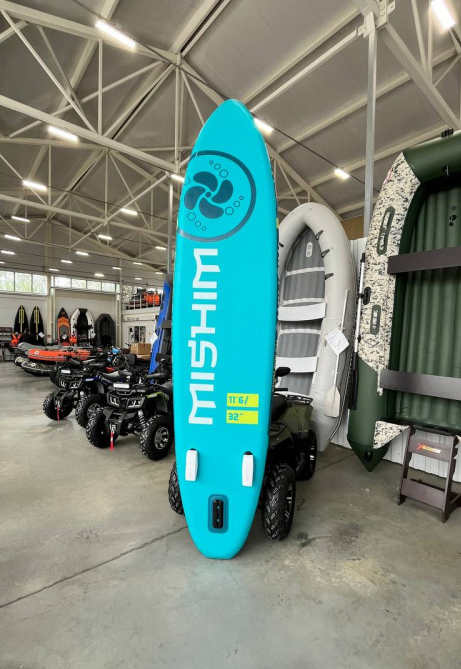 SUP (САП) Доска MISHIMO PRO-MAX Light Teal 12,6’ (385см) в Липецке