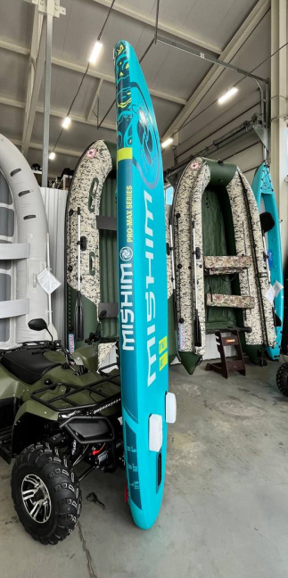 SUP (САП) Доска MISHIMO PRO-MAX Light Teal 12,6’ (385см) в Липецке