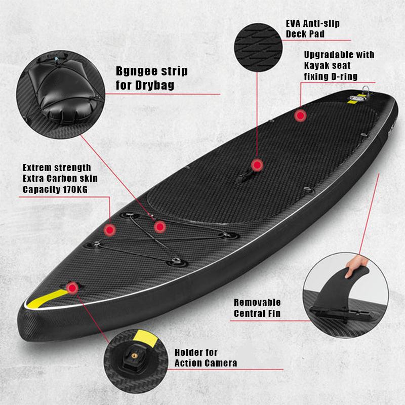 SUP (САП) ДОСКА MISHIMO CARBON DARKSIDE 10.6’ (325СМ) в Липецке