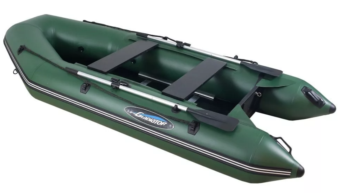 МОТОРНО-ГРЕБНАЯ ЛОДКА ПВХ GLADIATOR А 340 ТК С ФАНЕРНЫМ ПОЛОМ в Липецке