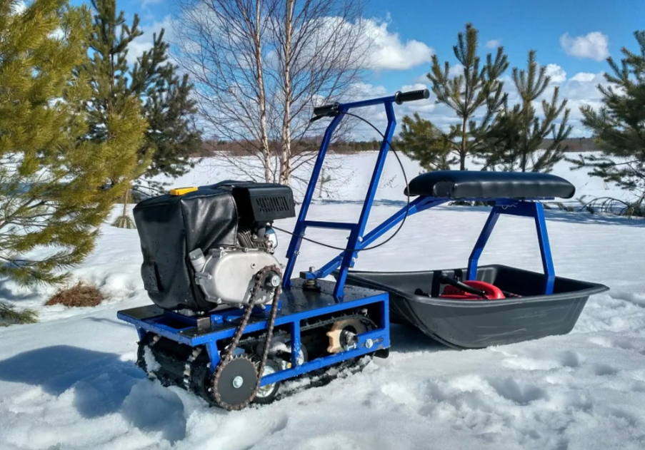 Мини-мотобуксировщик Альбатрос-М без фары в Липецке