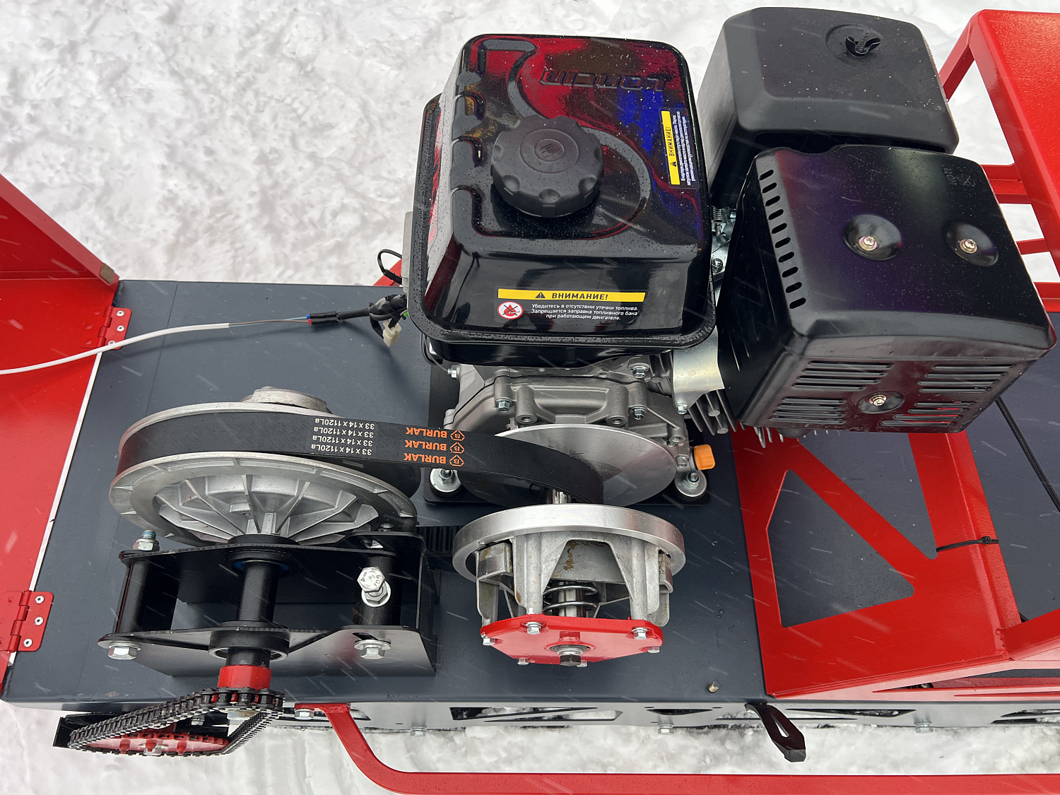 Мотобуксировщик EX-MOTO SNOWDOG S500 15л.с в Липецке