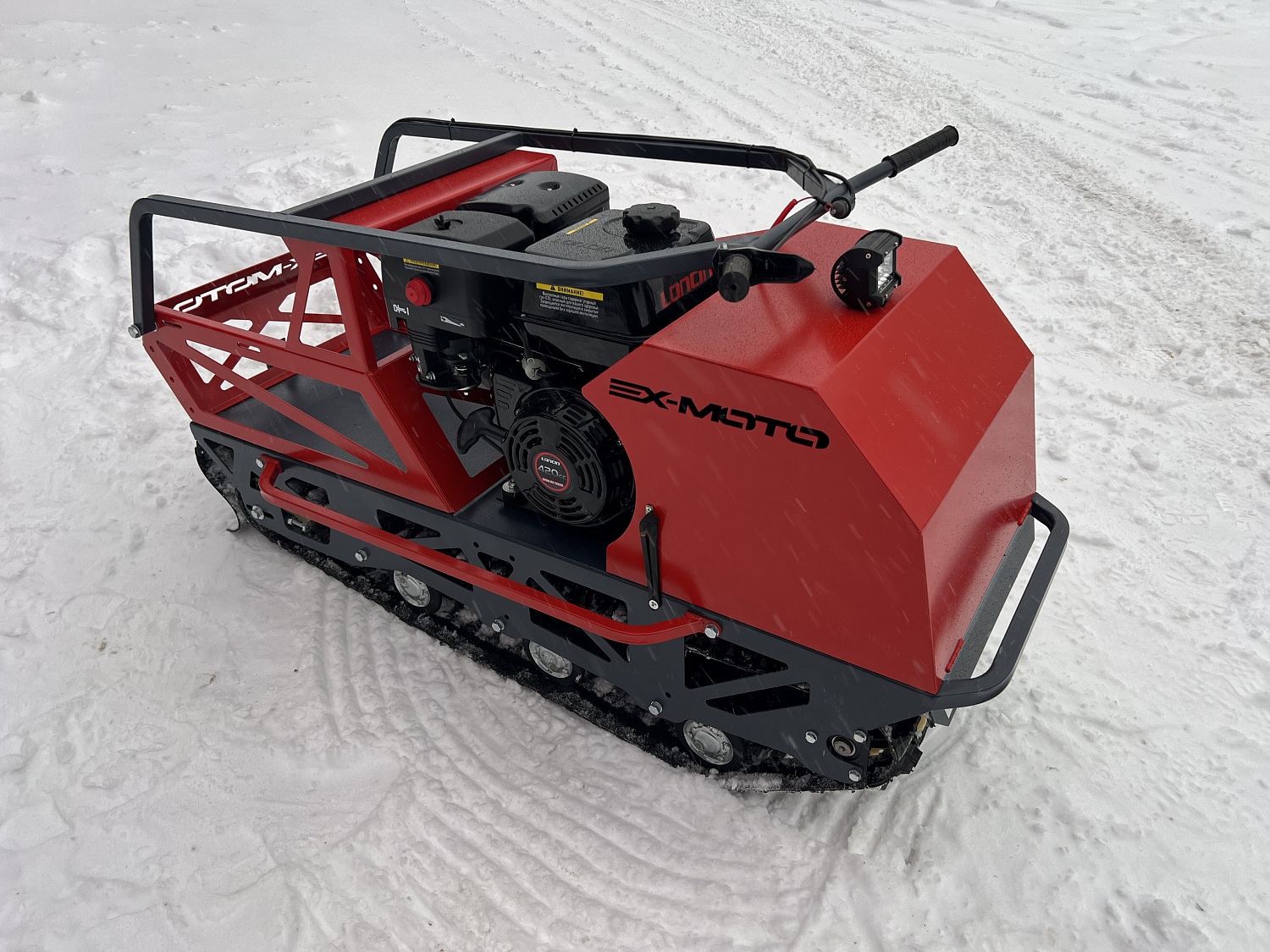 Мотобуксировщик EX-MOTO SNOWDOG S500 15л.с в Липецке