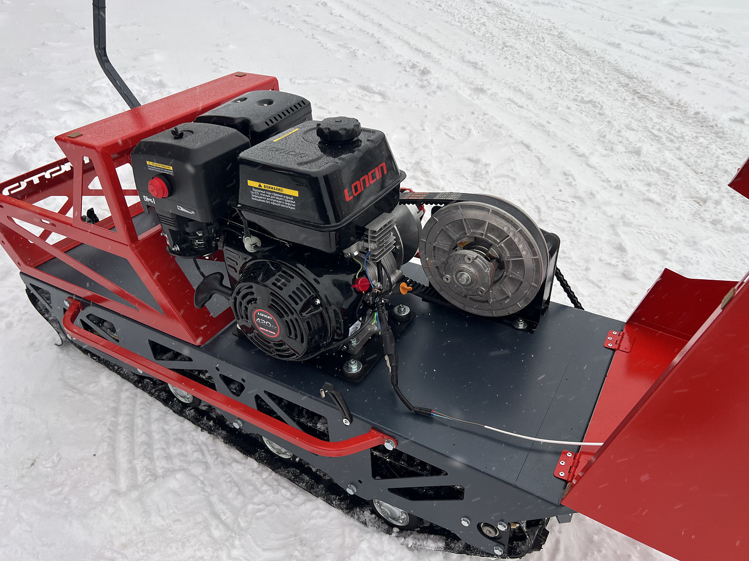 Мотобуксировщик EX-MOTO SNOWDOG S500 15л.с в Липецке