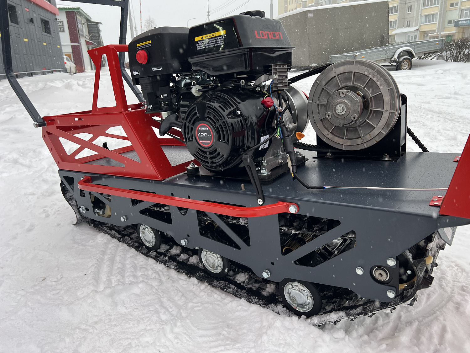 Мотобуксировщик EX-MOTO SNOWDOG S500 15л.с в Липецке