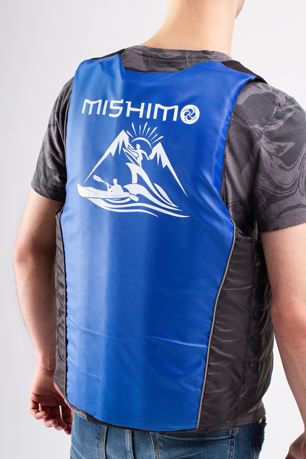 Жилет спасательный MISHIMO PRO Премиум качества Черно-синий в Липецке