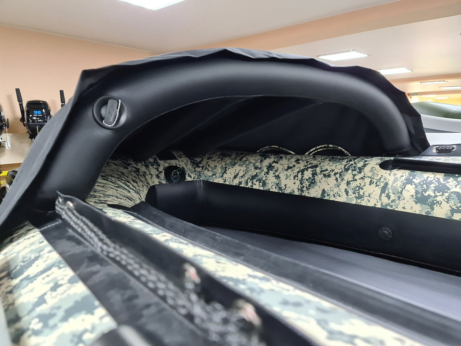 КОМПЛЕКТ НОСОВОГО ТЕНТА К ЛОДКЕ SMARINE AIR MAX 380 ЧЕРНЫЙ в Липецке